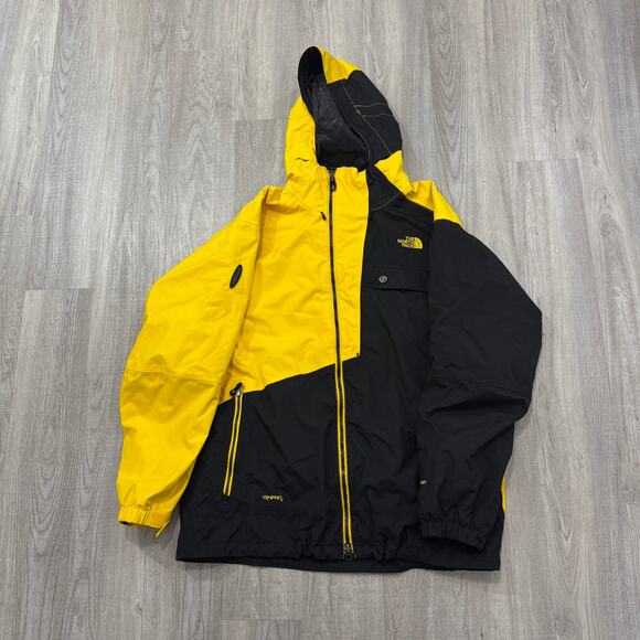 Vintage The North Face Cryptic Winter Jacket Men's Extra Large Yellow Black Ski - Picture 1 of 8